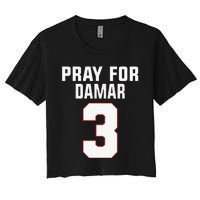 Pray For Damar 3 Buffalo Love For 3 Women's Crop Top Tee