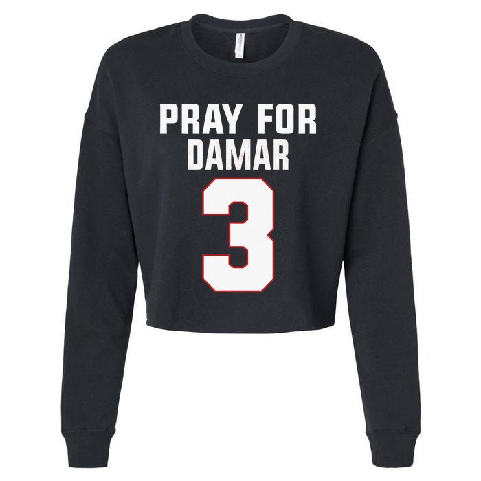 Pray For Damar 3 Buffalo Love For 3 Cropped Pullover Crew