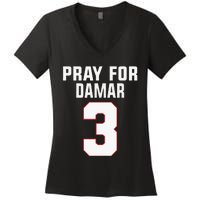 Pray For Damar 3 Buffalo Love For 3 Women's V-Neck T-Shirt