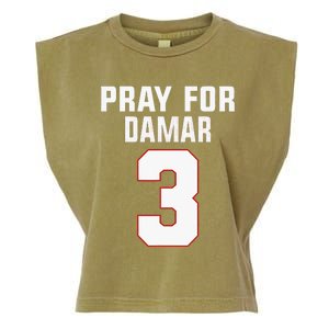 Pray For Damar 3 Buffalo Love For 3 Garment-Dyed Women's Muscle Tee