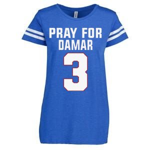 Pray For Damar 3 Buffalo Love For 3 Enza Ladies Jersey Football T-Shirt