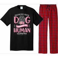 Promoted From Dog Grandma To Human Grandma Mother's Day Pajama Set