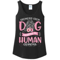 Promoted From Dog Grandma To Human Grandma Mother's Day Ladies Essential Tank