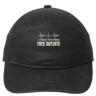 Philippines Free Duterte Supporter President  7-Panel Snapback Hat