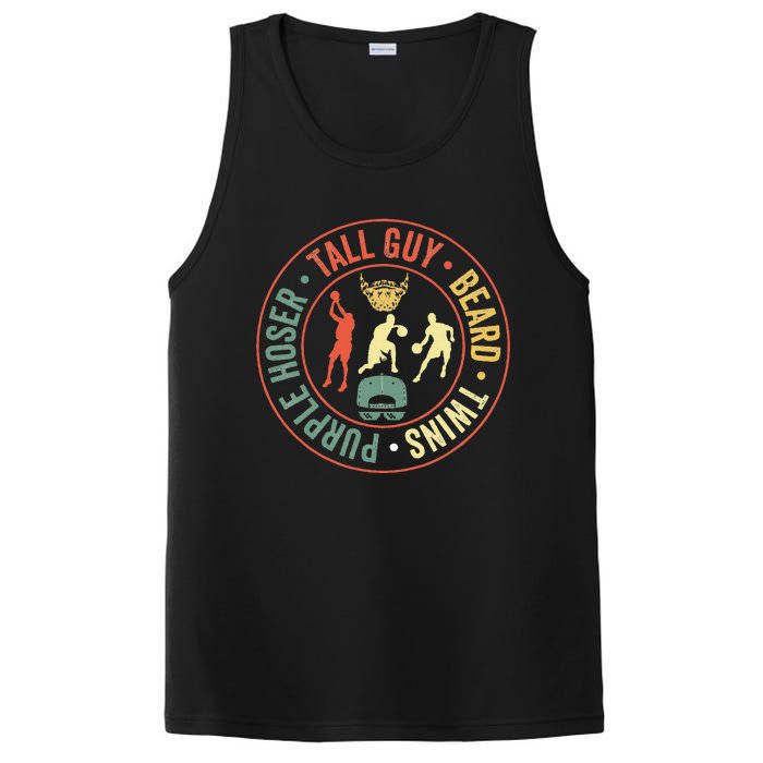 Perfect for dudeTALL GUY BEARD TWINS PURPLE HOSER PosiCharge Competitor Tank