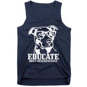 Pitbull Funny Dog Pitbull Mom Dad Tank Top