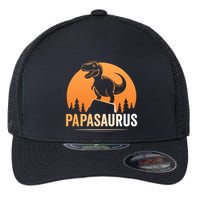 Papasaurus FatherS Day Graphic Flexfit Unipanel Trucker Cap