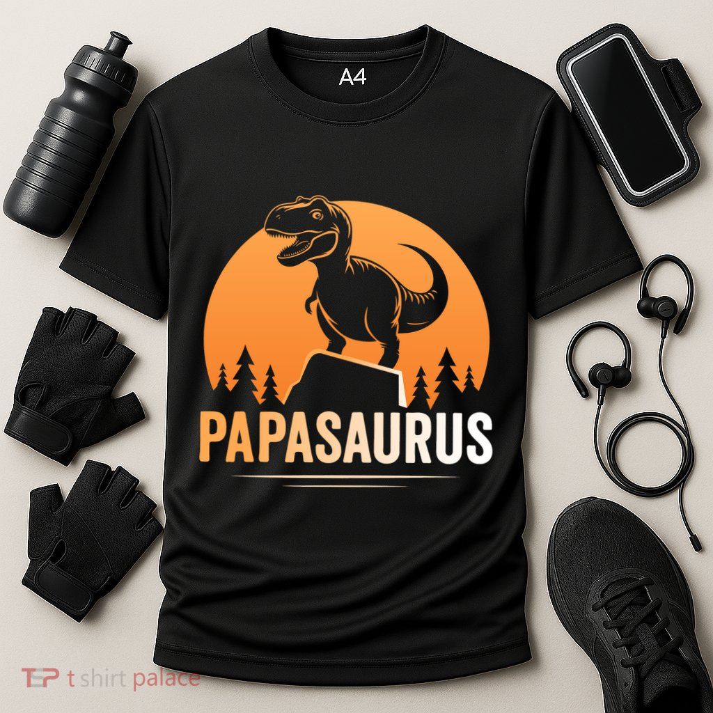 Papasaurus FatherS Day Graphic Performance Shirt
