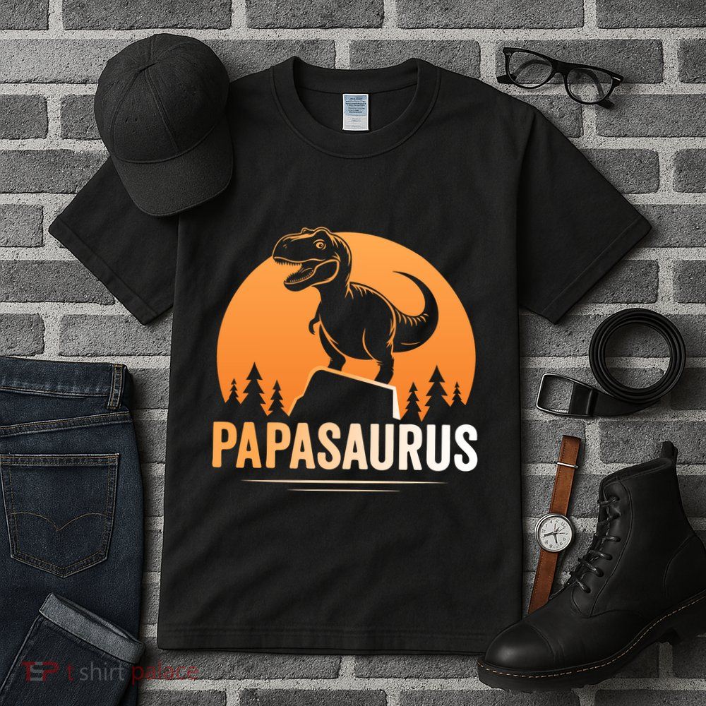 Papasaurus FatherS Day Graphic Tall T-Shirt