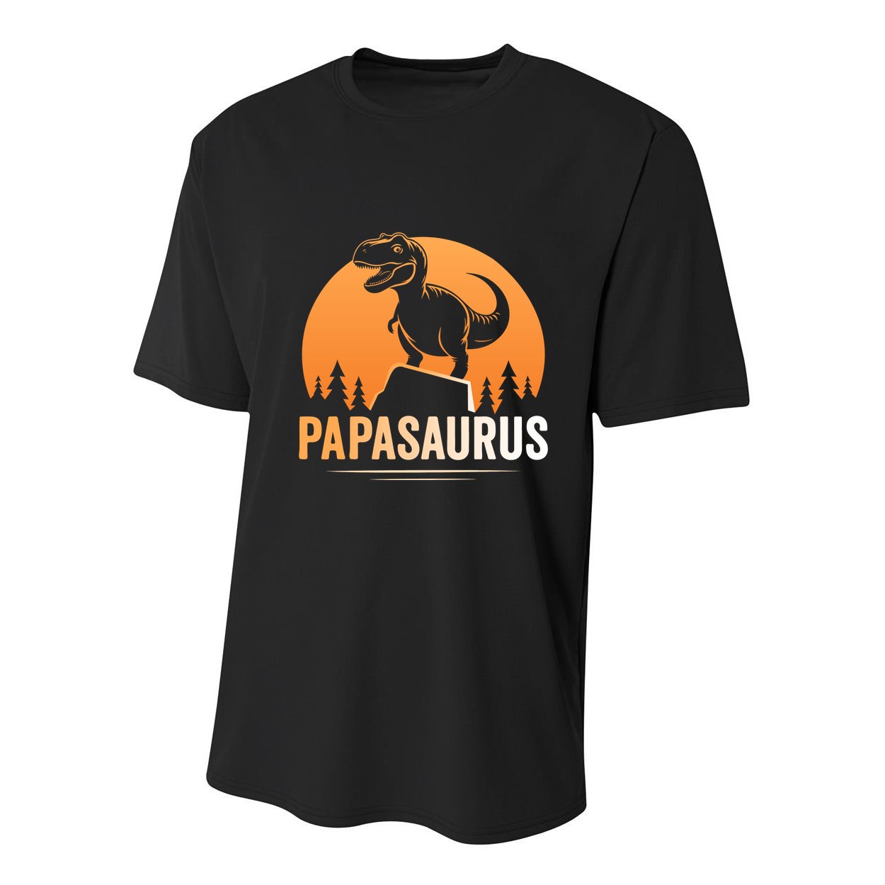 Papasaurus FatherS Day Graphic Youth Performance Sprint T-Shirt