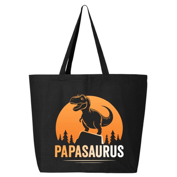 Papasaurus FatherS Day Graphic 25L Jumbo Tote
