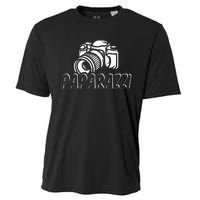 Paparazzi Funny Dad Photographer Retro Camera Cooling Performance Crew T-Shirt