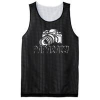 Paparazzi Funny Dad Photographer Retro Camera Mesh Reversible Basketball Jersey Tank