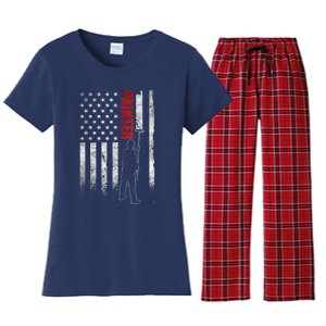 Painter Fathers Day American Painter House Painter Women's Flannel Pajama Set