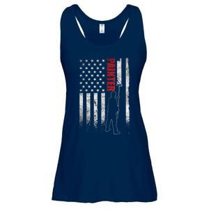 Painter Fathers Day American Painter House Painter Ladies Essential Flowy Tank