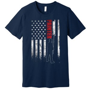 Painter Fathers Day American Painter House Painter Premium T-Shirt