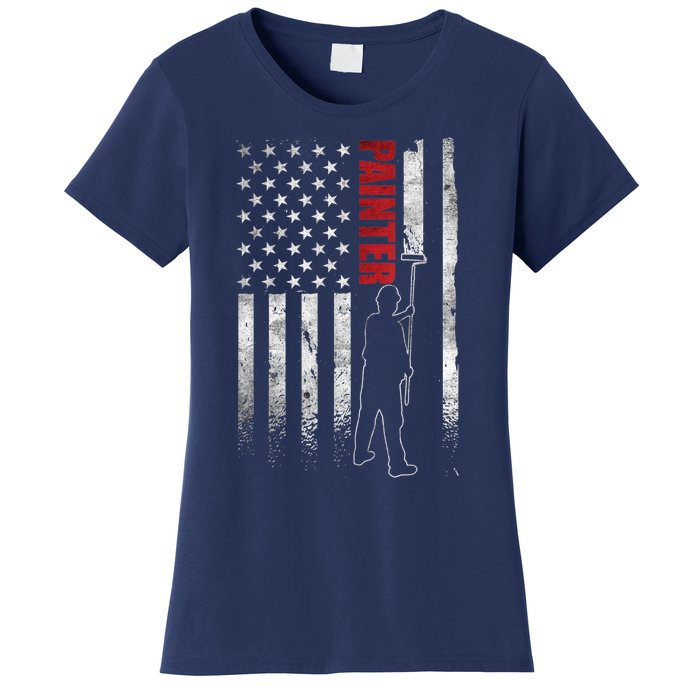 Painter Fathers Day American Painter House Painter Women's T-Shirt