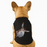 Peachbruh Funny Donkey Art Donkey Head Smile Eagerlys Doggie Tank