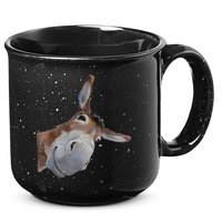 Peachbruh Funny Donkey Art Donkey Head Smile Eagerlys 15oz Campfire Ceramic Mug