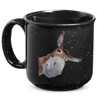 Peachbruh Funny Donkey Art Donkey Head Smile Eagerlys 15oz Campfire Ceramic Mug