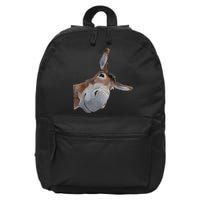 Peachbruh Funny Donkey Art Donkey Head Smile Eagerlys 16 in Basic Backpack
