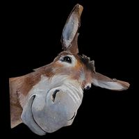 Peachbruh Funny Donkey Art Donkey Head Smile Eagerlys 16 in Basic Backpack