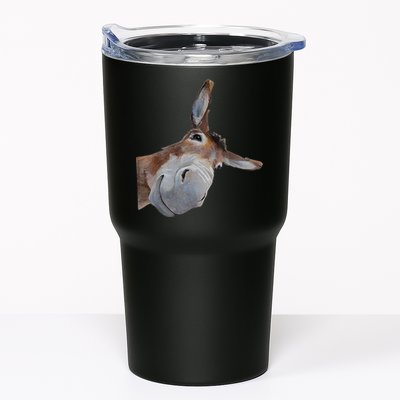 Peachbruh Funny Donkey Art Donkey Head Smile Eagerlys Tumbler