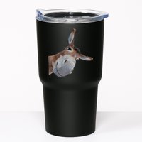 Peachbruh Funny Donkey Art Donkey Head Smile Eagerlys Tumbler