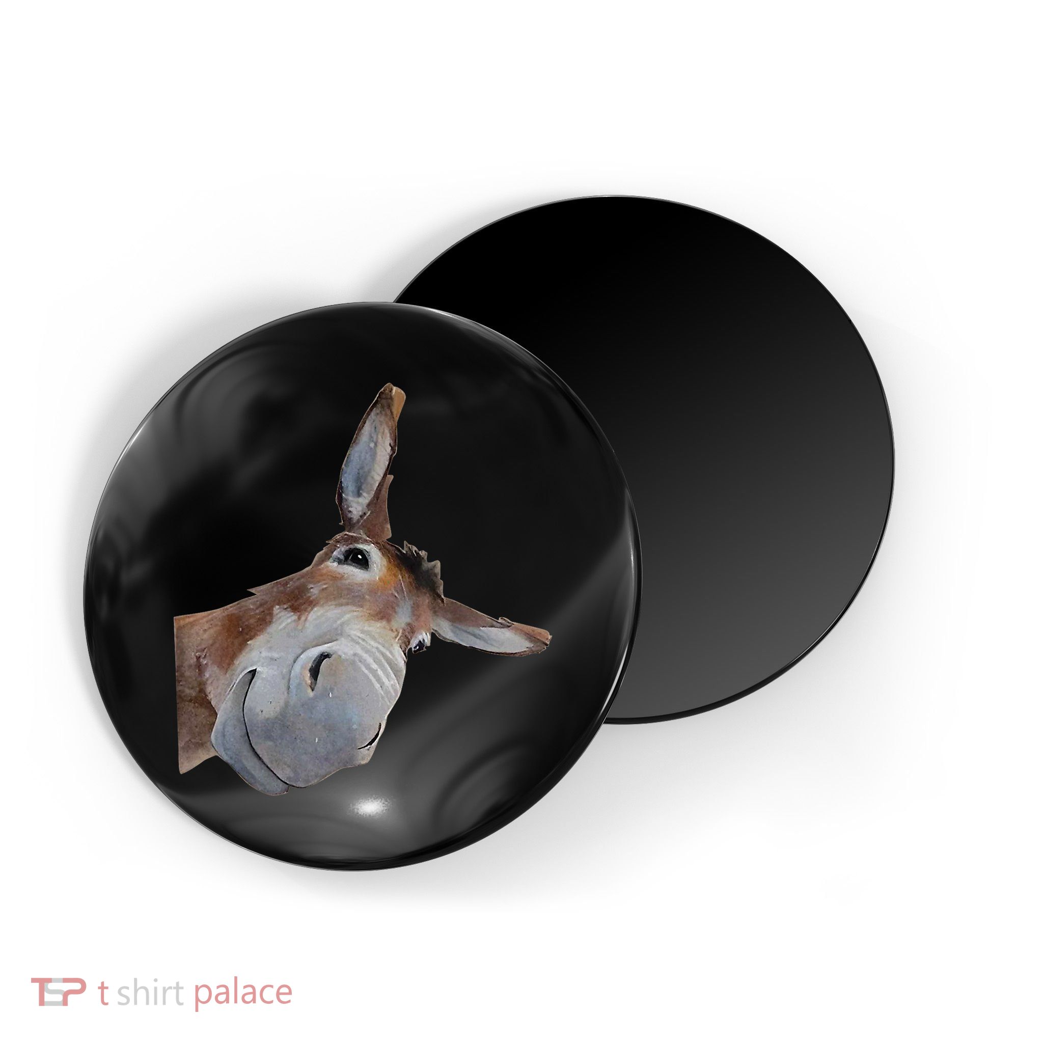 Peachbruh Funny Donkey Art Donkey Head Smile Eagerlys Magnet