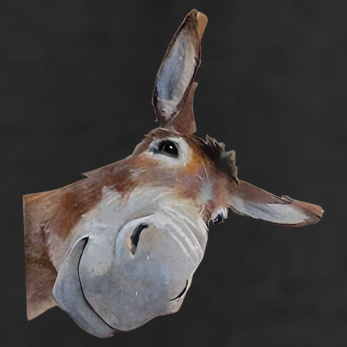 Peachbruh Funny Donkey Art Donkey Head Smile Eagerlys 25L Jumbo Tote