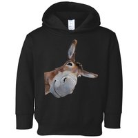 Peachbruh Funny Donkey Art Donkey Head Smile Eagerlys Toddler Hoodie