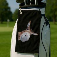 Peachbruh Funny Donkey Art Donkey Head Smile Eagerlys Golf Towel