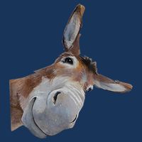 Peachbruh Funny Donkey Art Donkey Head Smile Eagerlys Infant Baby Jersey Bodysuit