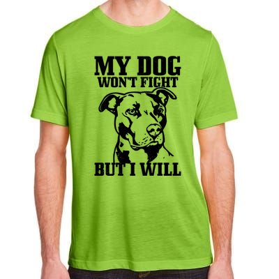 Pitbull Funny Dog Pitbull Mom Pitbull Dad Cute Gift Adult ChromaSoft Performance T-Shirt