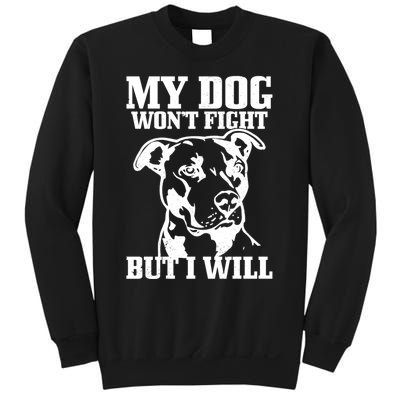 Pitbull Funny Dog Pitbull Mom Pitbull Dad Cute Gift Sweatshirt