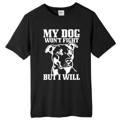 Pitbull Funny Dog Pitbull Mom Pitbull Dad Cute Gift Tall Fusion ChromaSoft Performance T-Shirt