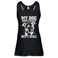 Pitbull Funny Dog Pitbull Mom Pitbull Dad Cute Gift Ladies Essential Flowy Tank