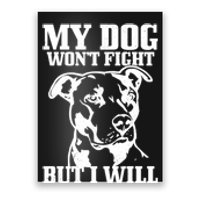 Pitbull Funny Dog Pitbull Mom Pitbull Dad Cute Gift Poster