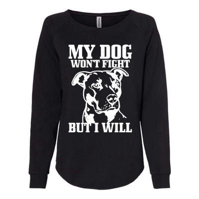 Pitbull Funny Dog Pitbull Mom Pitbull Dad Cute Gift Womens California Wash Sweatshirt