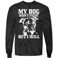 Pitbull Funny Dog Pitbull Mom Pitbull Dad Cute Gift Tie-Dye Long Sleeve Shirt