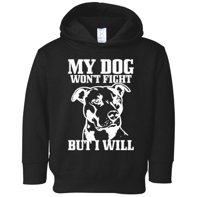 Pitbull Funny Dog Pitbull Mom Pitbull Dad Cute Gift Toddler Hoodie