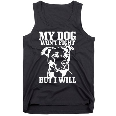 Pitbull Funny Dog Pitbull Mom Pitbull Dad Cute Gift Tank Top