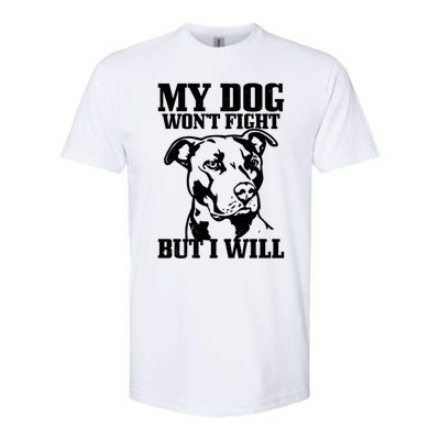 Pitbull Funny Dog Pitbull Mom Pitbull Dad Cute Gift Softstyle CVC T-Shirt