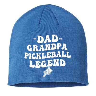 Pickleball Funny Dad Grandpa Pickleball Legend FatherS Day Gift Sustainable Beanie