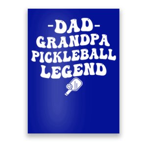 Pickleball Funny Dad Grandpa Pickleball Legend FatherS Day Gift Poster