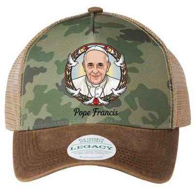 Pope Francis Design Catholic Christian Devotees Souvenir Legacy Tie Dye Trucker Hat