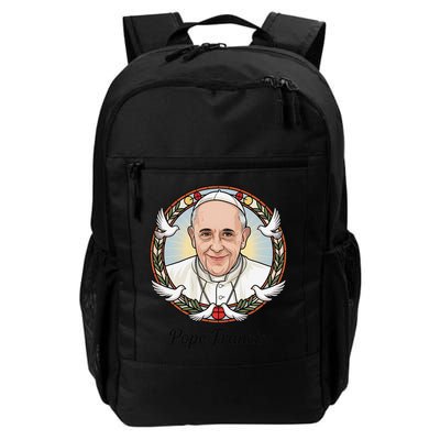 Pope Francis Design Catholic Christian Devotees Souvenir Backpack
