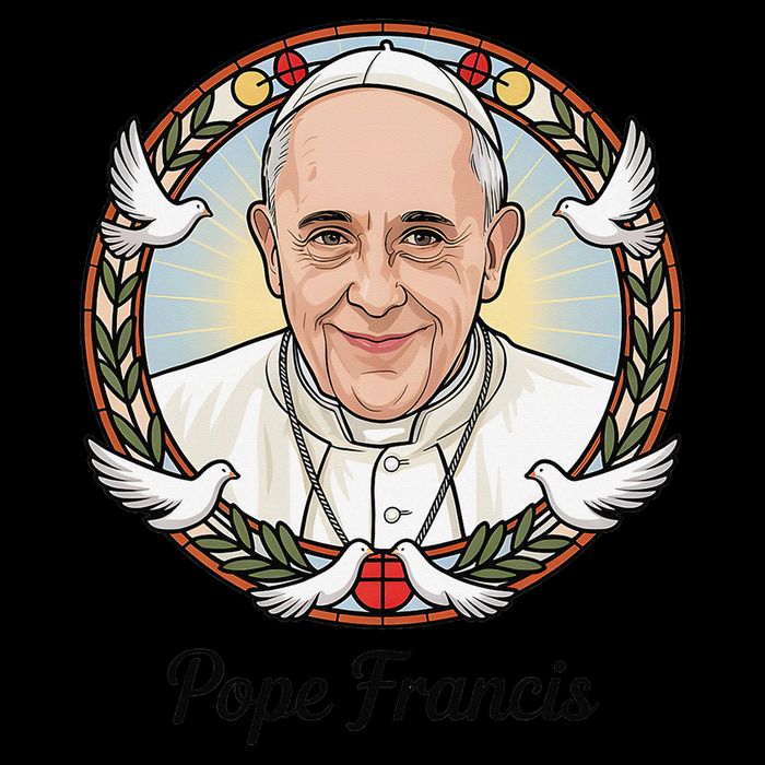 Pope Francis Design Catholic Christian Devotees Souvenir 16 in Basic Backpack
