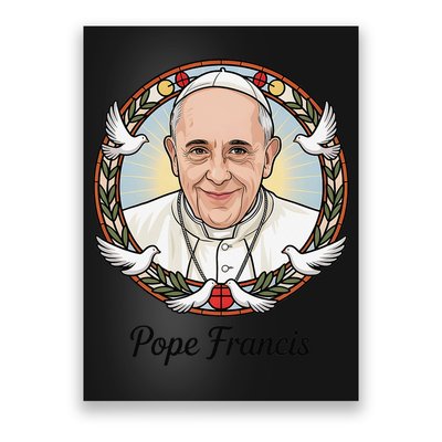 Pope Francis Design Catholic Christian Devotees Souvenir Poster