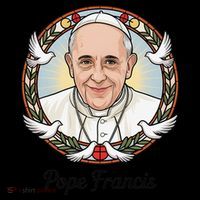 Pope Francis Design Catholic Christian Devotees Souvenir Baby Bodysuit
